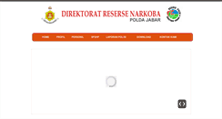 Desktop Screenshot of ditnarkobajabar.org